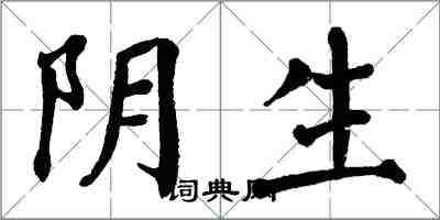 翁闓運陰生楷書怎么寫