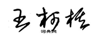 朱錫榮王柯棋草書個性簽名怎么寫