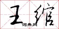 王綰怎么寫好看