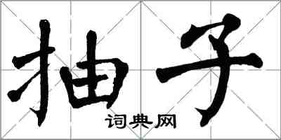 翁闓運抽子楷書怎么寫