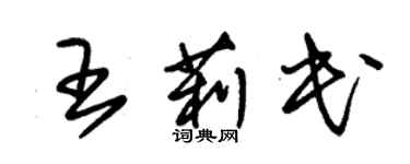 朱錫榮王莉民草書個性簽名怎么寫