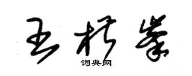 朱錫榮王椒峰草書個性簽名怎么寫