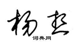 朱錫榮楊想草書個性簽名怎么寫