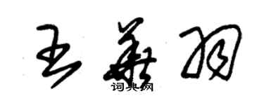 朱錫榮王華羽草書個性簽名怎么寫
