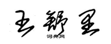 朱錫榮王舒里草書個性簽名怎么寫