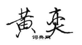 駱恆光黃奕行書個性簽名怎么寫