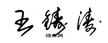 朱錫榮王鑄濤草書個性簽名怎么寫