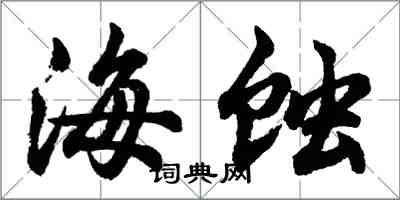 胡問遂海蝕行書怎么寫