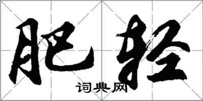 胡問遂肥輕行書怎么寫