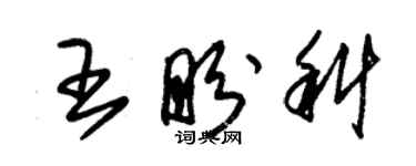 朱錫榮王盼科草書個性簽名怎么寫