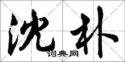 胡問遂沈朴行書怎么寫