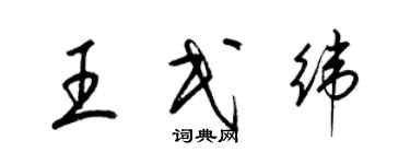 梁錦英王民緯草書個性簽名怎么寫