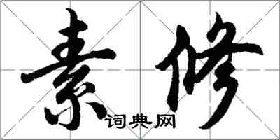 胡問遂素修行書怎么寫