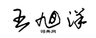 朱錫榮王旭洋草書個性簽名怎么寫