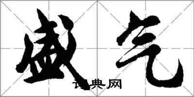 胡問遂盛氣行書怎么寫