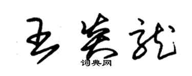 朱錫榮王炎龍草書個性簽名怎么寫