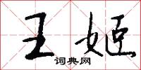 王姬怎么寫好看