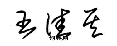 朱錫榮王佳其草書個性簽名怎么寫