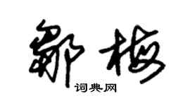 朱錫榮鄒梅草書個性簽名怎么寫