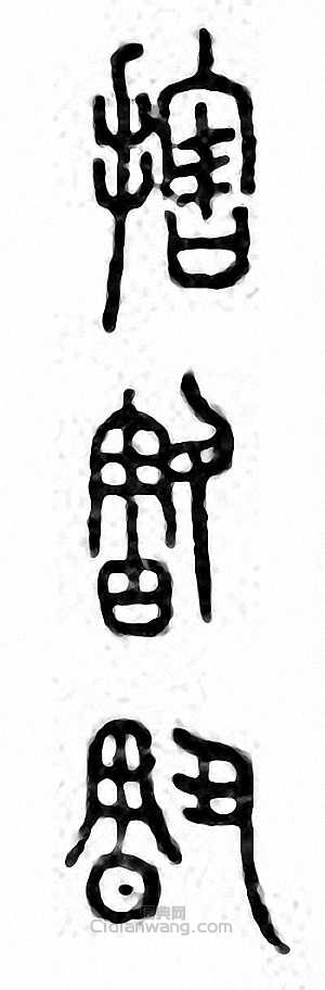 金石大字典的篆刻印章搳