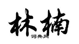胡問遂林楠行書個性簽名怎么寫