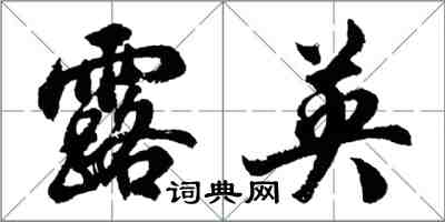 胡問遂露英行書怎么寫