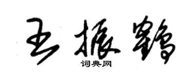 朱錫榮王振鶴草書個性簽名怎么寫