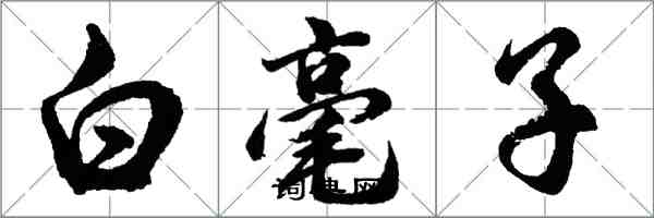 胡問遂白毫子行書怎么寫