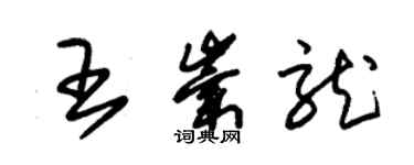 朱錫榮王崇龍草書個性簽名怎么寫