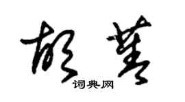 朱錫榮胡菁草書個性簽名怎么寫