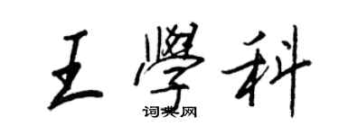 王正良王學科行書個性簽名怎么寫