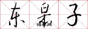 東皋子怎么寫好看