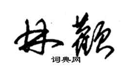 朱錫榮林顴草書個性簽名怎么寫