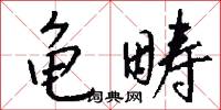龜城的意思_龜城的解釋_國語詞典