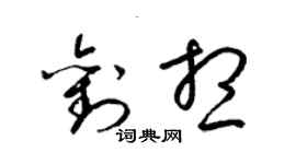 梁錦英劉想草書個性簽名怎么寫