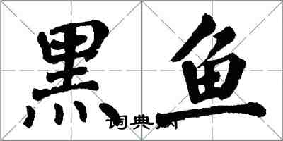 翁闓運黑魚楷書怎么寫