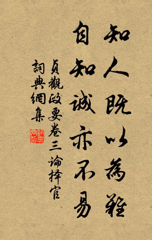 吳兢知人既以為難,自知誠亦不易。書法作品欣賞