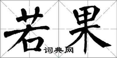 翁闓運若果楷書怎么寫