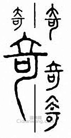 “奇”篆刻印章