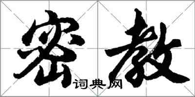 胡問遂密教行書怎么寫