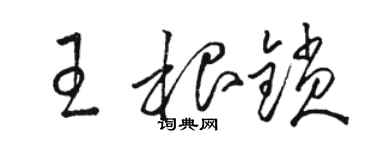 駱恆光王根鎖草書個性簽名怎么寫