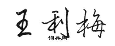駱恆光王利梅行書個性簽名怎么寫