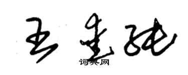 朱錫榮王愛純草書個性簽名怎么寫