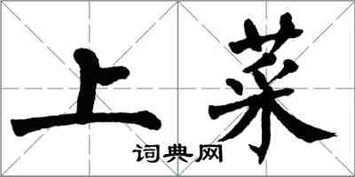 翁闓運上菜楷書怎么寫