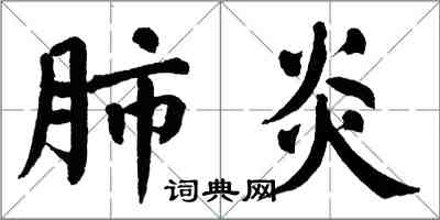 翁闓運肺炎楷書怎么寫