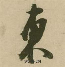 行草詩文卷中張弼的寫法