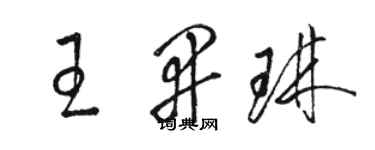 駱恆光王開琳草書個性簽名怎么寫