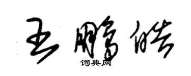 朱錫榮王鵬皓草書個性簽名怎么寫