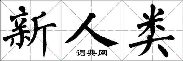 翁闓運新人類楷書怎么寫