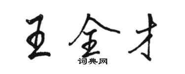 駱恆光王全才行書個性簽名怎么寫